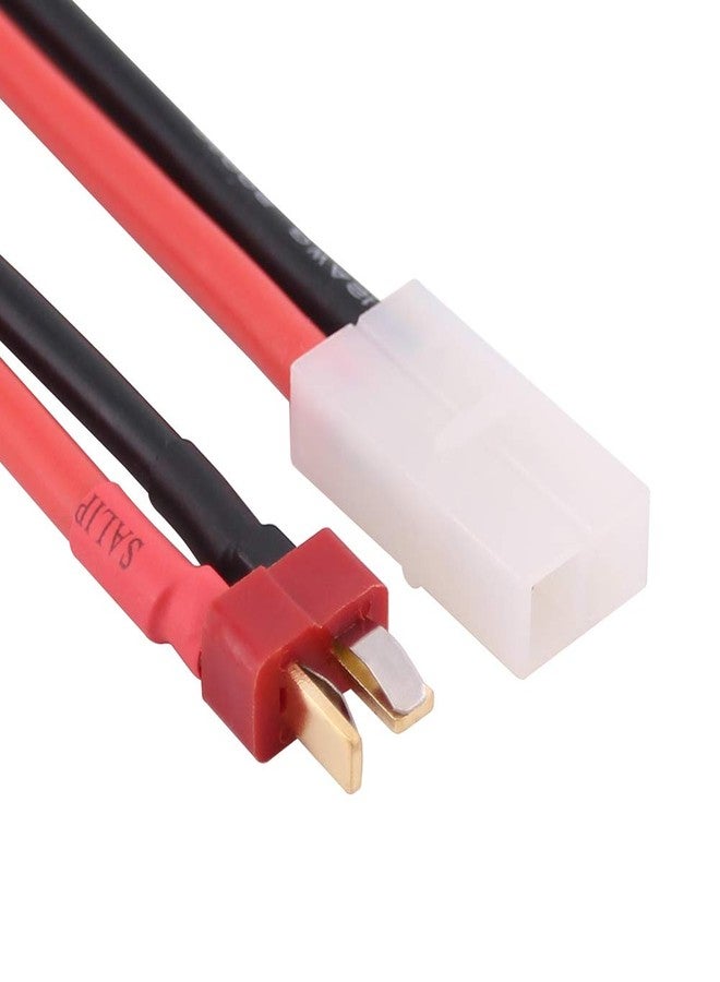 OliRC 3pcs T-Plug Male to Plug for Big Tamiya Female Connector Adapter 12 Gauge 4inch Wire(C69-3) - Image 4